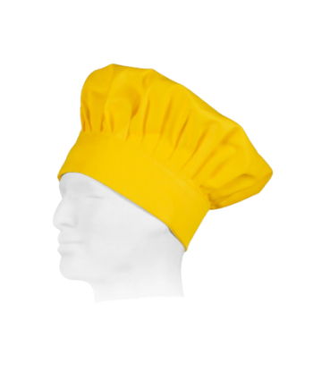 Gorro de cozinheiro com fecho de velcro