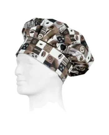 Gorro de cozinheiro unisexo, estampado "café"