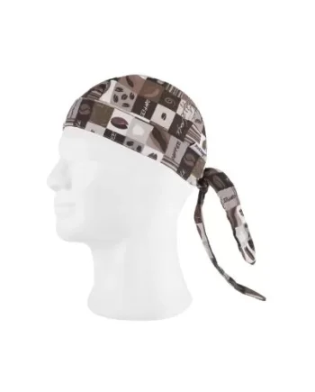 Bandana unisexo, estampado "café"