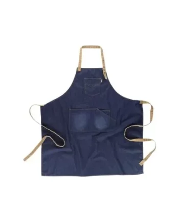 Avental longo, denim