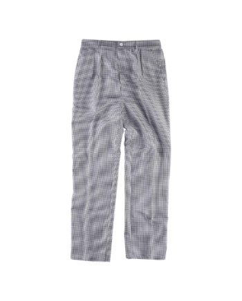 Calça Pied-de-Poule, cintura elástica