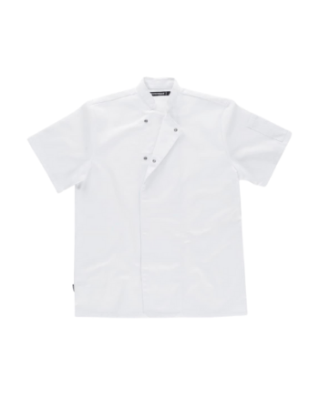 Jaleca de cozinha básica unissexo, manga curta