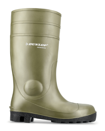 Galocha Dunlop Pvc Verde S5 Aço Sra - Dunlop