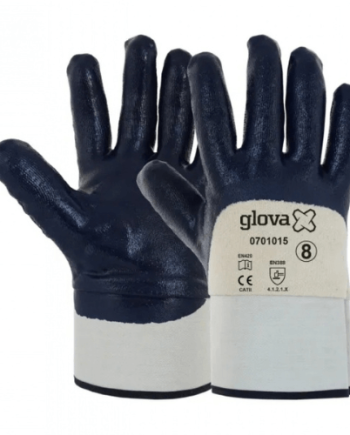 Luva Jersey Revestida na Palma e Meio Dorso a Nitrilo - Glova