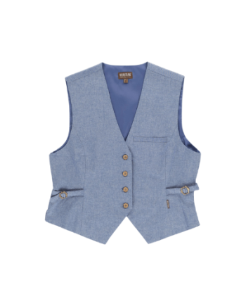 Colete de senhora em ganga