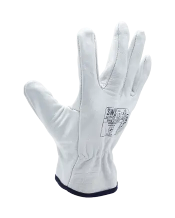 Luvas de pele branca SWS-LT4001
