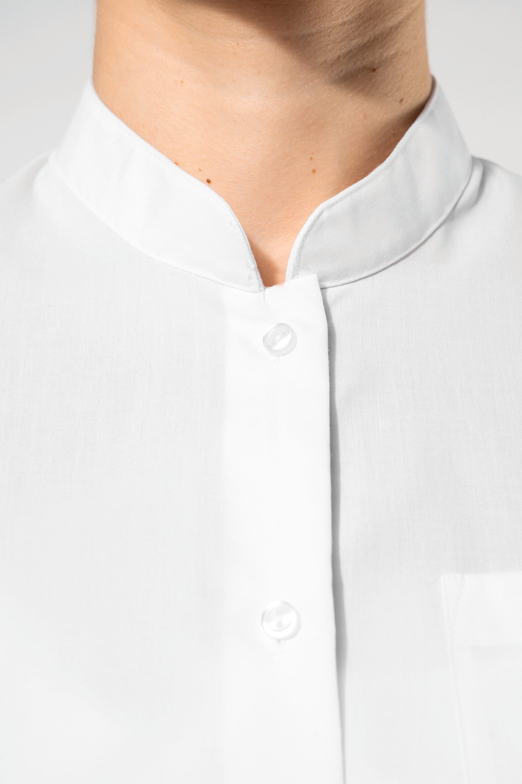 Camisa de senhora com gola à padre Kariban Hospitality