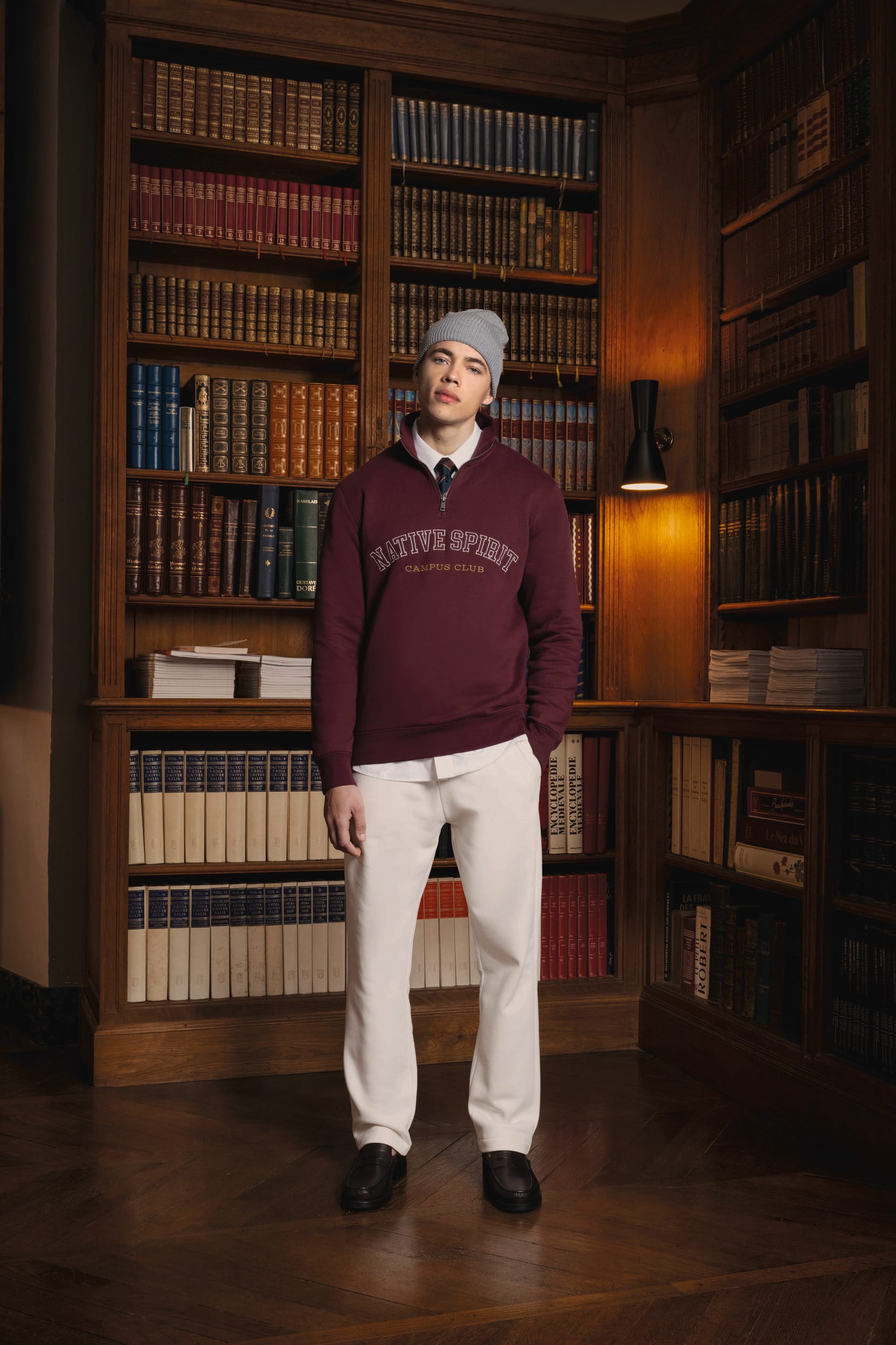 Sweatshirt meio fecho Native Spirit