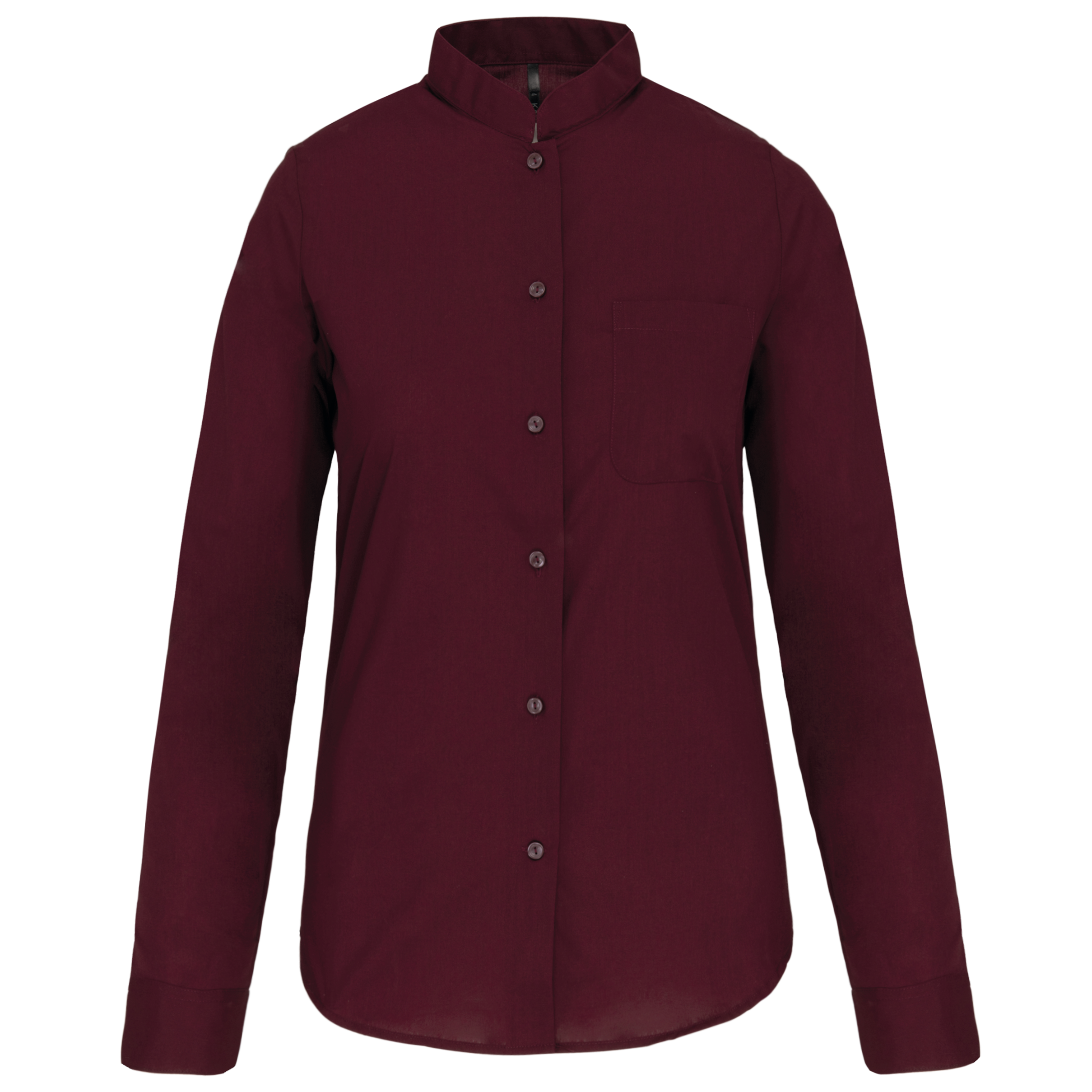 Camisa de senhora com gola à padre Kariban Hospitality