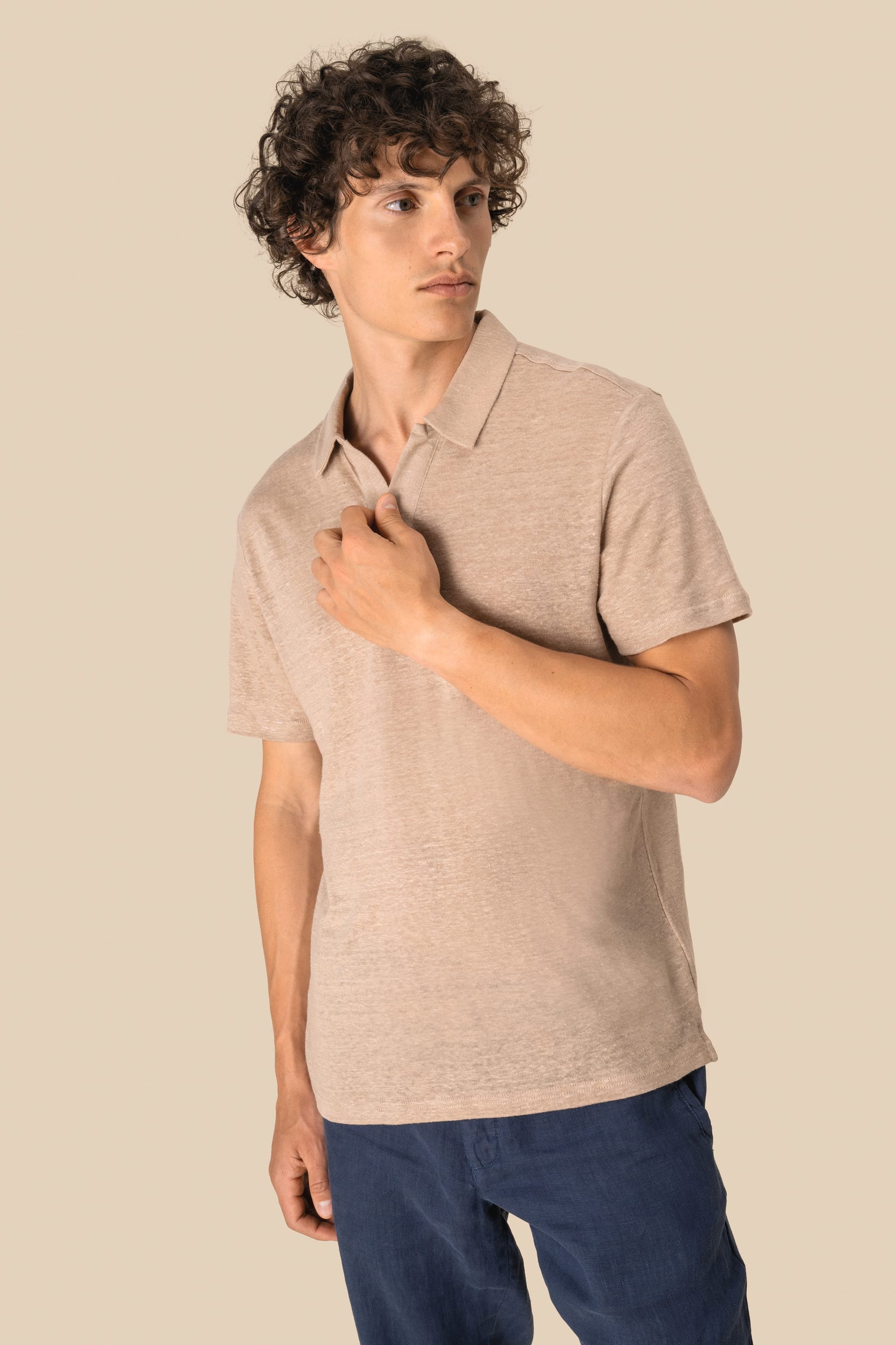 Polo em linho de homem Spasso