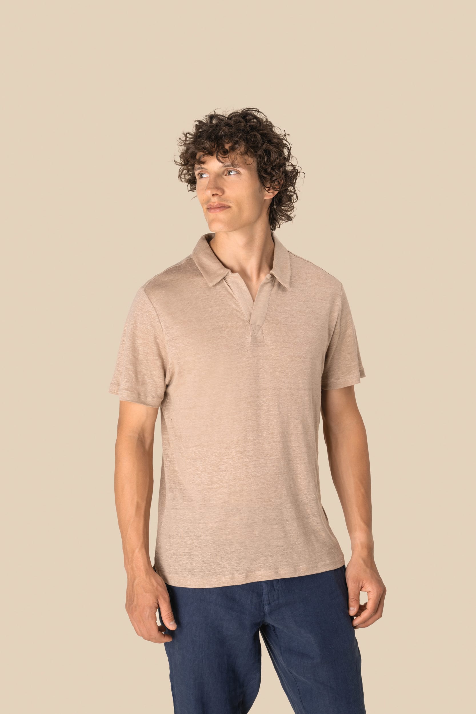 Polo em linho de homem Spasso