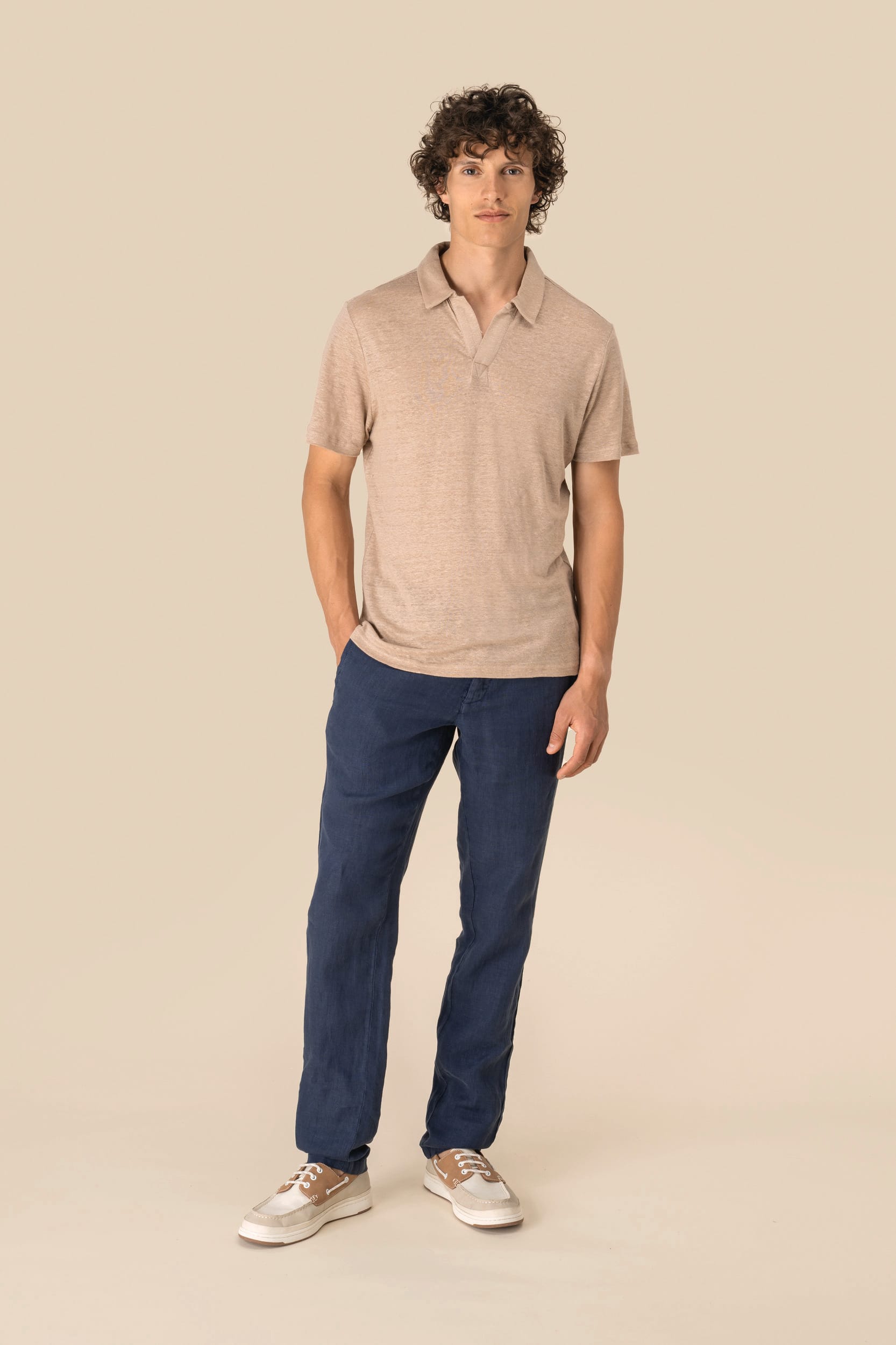 Polo em linho de homem Spasso